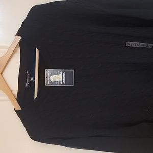 NWT 100% COTTON 4XT ROUNDTREE & YORK NAVY SWEATER